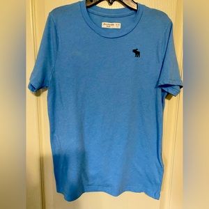 Abercrombie kids boys essential tee in blue